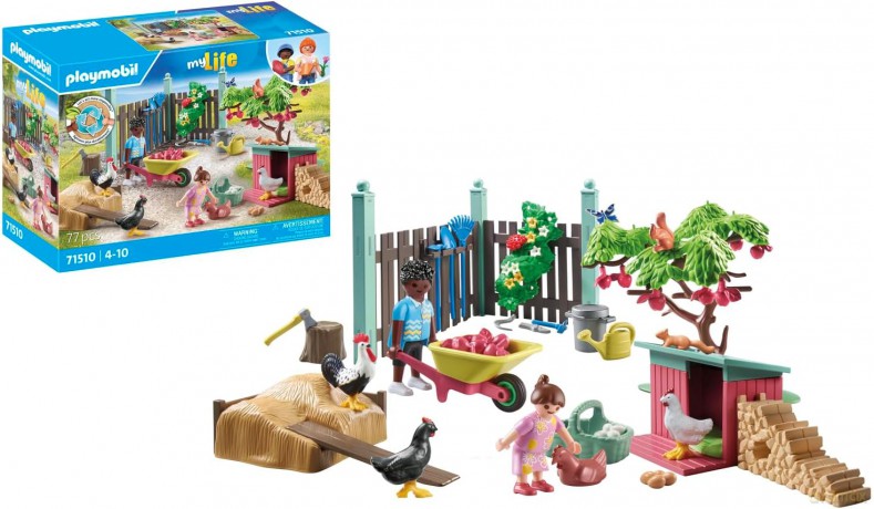 Playmobil My Life 71510 Mała Kurza Ferma W Ogródku Tiny House (71510) [FIGURKA]