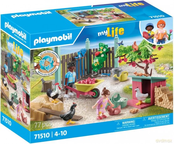 Playmobil My Life 71510 Mała Kurza Ferma W Ogródku Tiny House (71510) [FIGURKA]