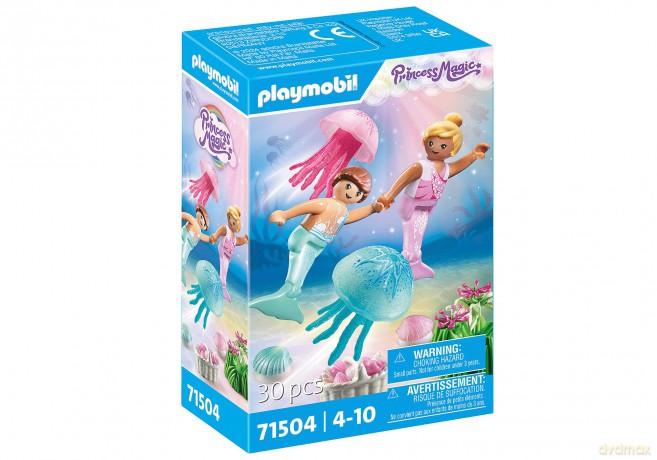 Playmobil - Little Mermaids with Jellyfish (71504) [FIGURKA]