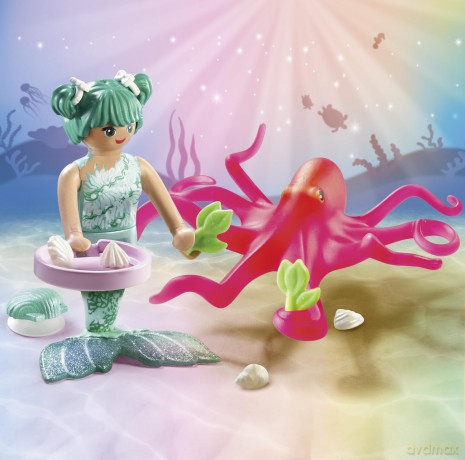 Playmobil - Mermaid with Colour-Changing Octopus (71503) [FIGURKA]