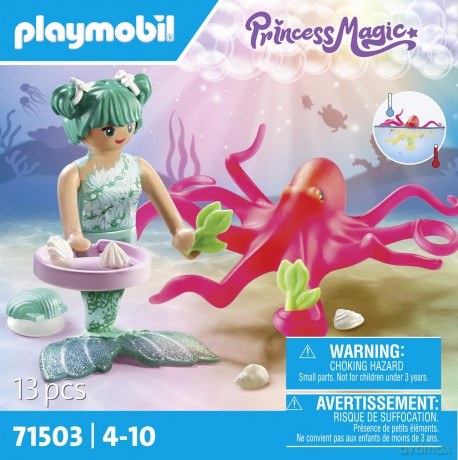 Playmobil - Mermaid with Colour-Changing Octopus (71503) [FIGURKA]