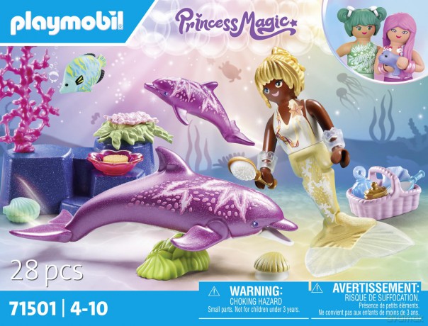 Playmobil Princess Magic 71501 Syrenka Z Delfinami (71501) [FIGURKA]