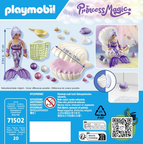 Playmobil - Mermaid with Pearl Seashell (71502) [FIGURKA]