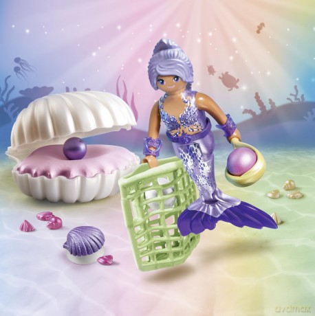 Playmobil - Mermaid with Pearl Seashell (71502) [FIGURKA]