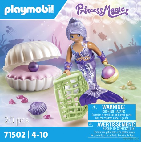 Playmobil - Mermaid with Pearl Seashell (71502) [FIGURKA]