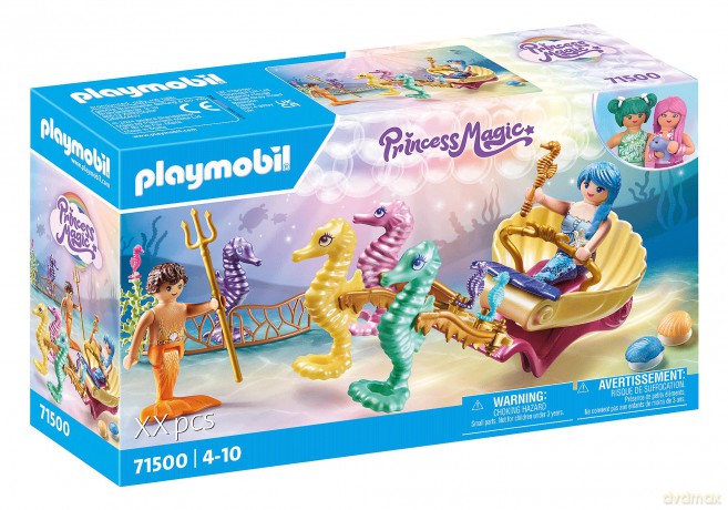 Playmobil - Mermaid with Seahorse Carriage (71500) [FIGURKA]