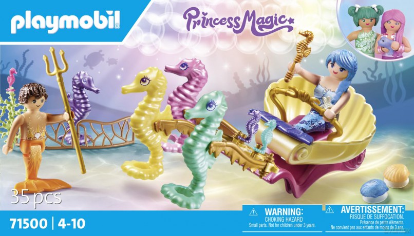 Playmobil - Mermaid with Seahorse Carriage (71500) [FIGURKA]