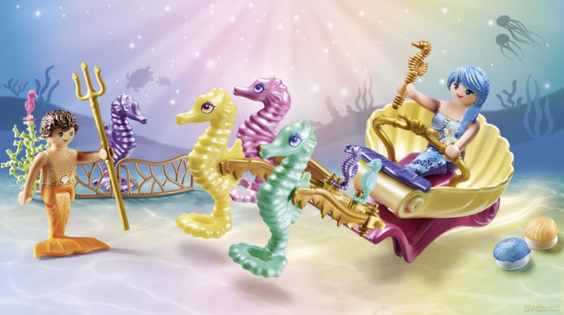 Playmobil - Mermaid with Seahorse Carriage (71500) [FIGURKA]