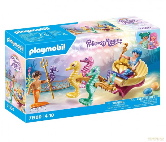 Playmobil - Mermaid with Seahorse Carriage (71500) [FIGURKA]