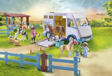 Playmobil - Mobile horse riding school (71493) [FIGURKA]