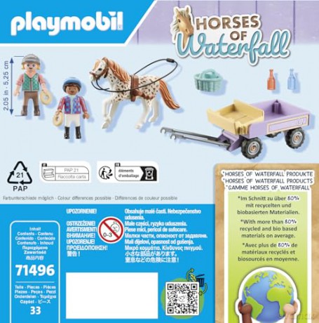 Playmobil Horses Of Waterfall 71496 Powóz Kucyków