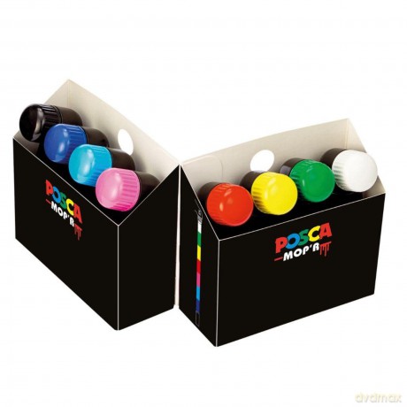 Posca - Mop'R PCM-22 Squeeze Marker (8 pcs) (401496)