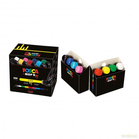 Posca - Mop'R PCM-22 Squeeze Marker (8 pcs) (401496)
