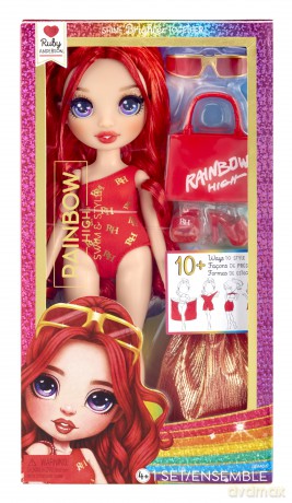 Rainbow High - Swim Fashion Doll - Ruby