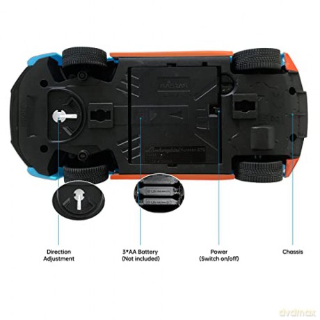 Rastar - R/C 1:24 Lamborghini Huracan STO (23177)