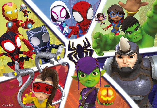 Ravensburger - Puzzle Spidey And Amazing Friends 2x24p