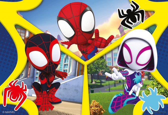 Ravensburger - Puzzle Spidey And Amazing Friends 2x24p