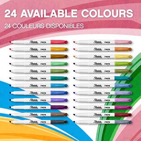 Sharpie - S-Note Chisel12-Blister (2138233)