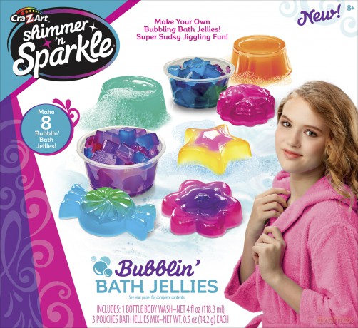 SHIMMER N SPARKLE BUBBLIN BATH JELLIES (17683)