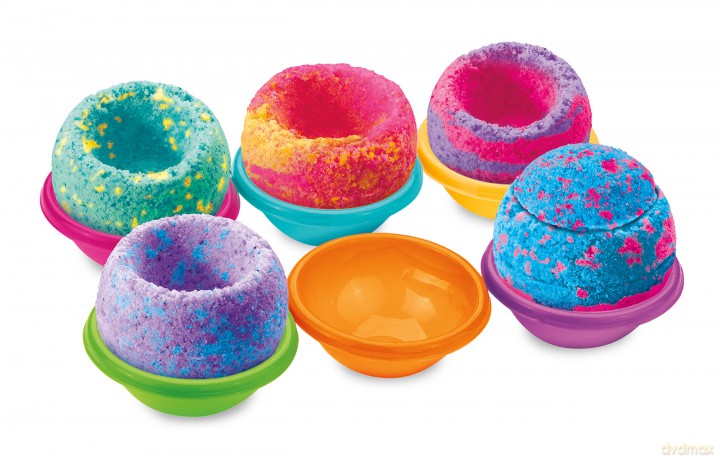 SHIMMER N SPARKLE RAINBOW POPPING BATH BOMBS (17345)