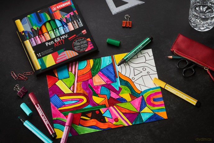 Stabilo - Pen 68 MAX Arty (12 pcs) (204092)