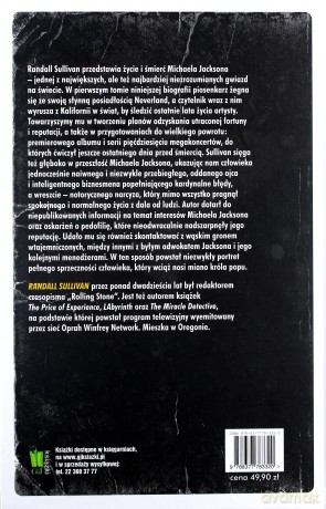 Nie(Do)Tykalny Dziwne Życie i Tragiczna Śmierć Michaela Jacksona Tom 1 - Randall Sullivan [KSIĄŻKA]