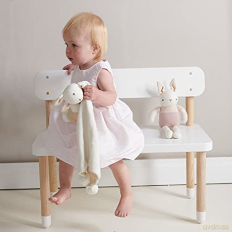 ThreadBear - Gift Box Set - Cream Bunny - Comforter and Rattle - (TB4080)