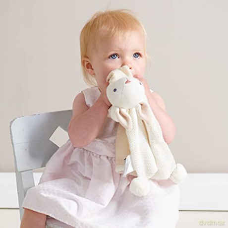 ThreadBear - Gift Box Set - Cream Bunny - Comforter and Rattle - (TB4080)