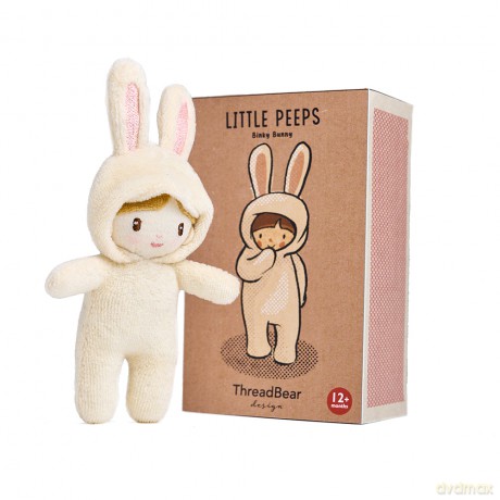 ThreadBear - Little Peeps - Binky Bunny Doll 13,5 cm - (TB4111)