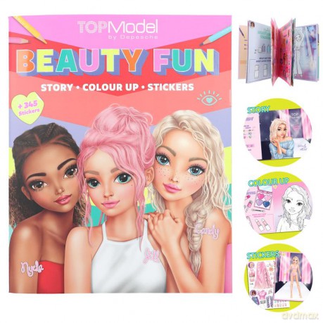 TOPModel Colouring Book BEAUTY FUN (0413137)