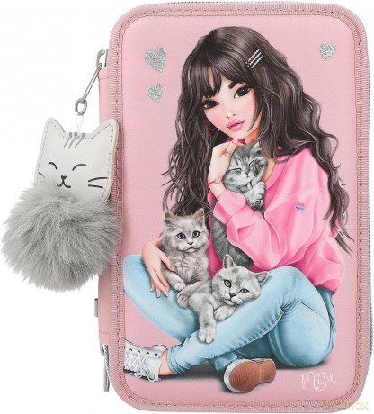 TOPModel Triple Pencil Case Kitten (0411754)
