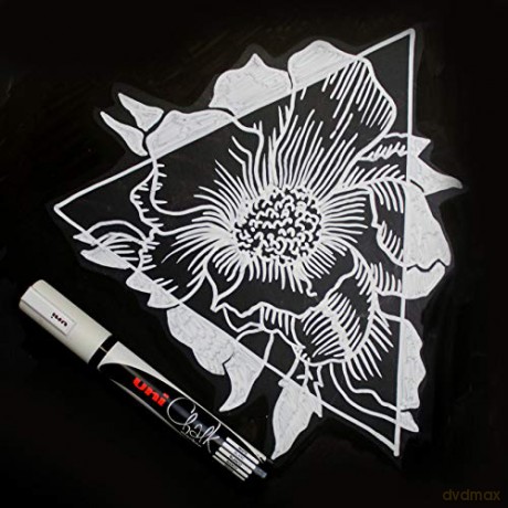 Uni - Chalkmarker 5M - Assorted colors, 8 pc