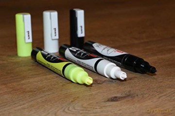 Uni - Chalkmarker 5M - Assorted colors, 8 pc