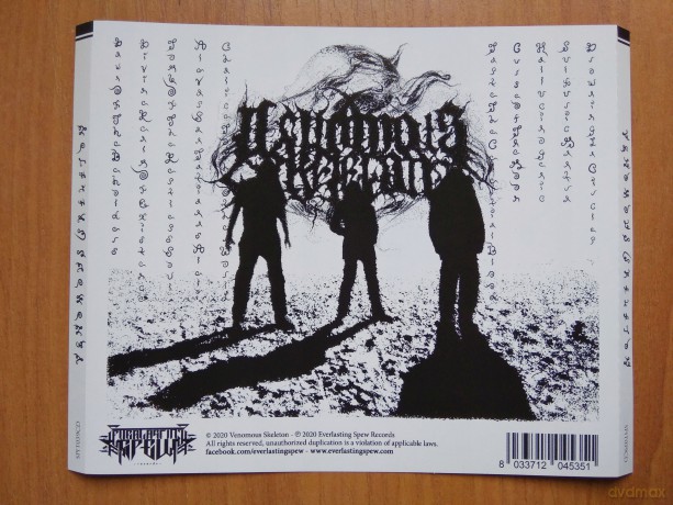 Venomous Skeleton: Drowning In Circles [CD]
