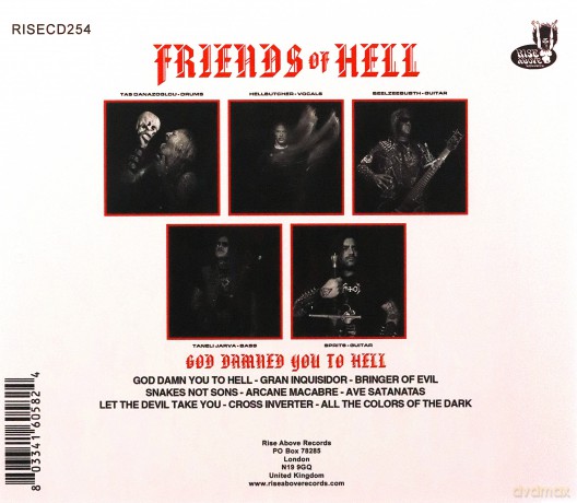 Friends Of Hell: God Damned You To Hell [CD]