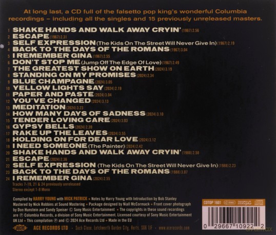 Lou Christie: Gypsy Bells: Columbia Recordings 1967 [CD]