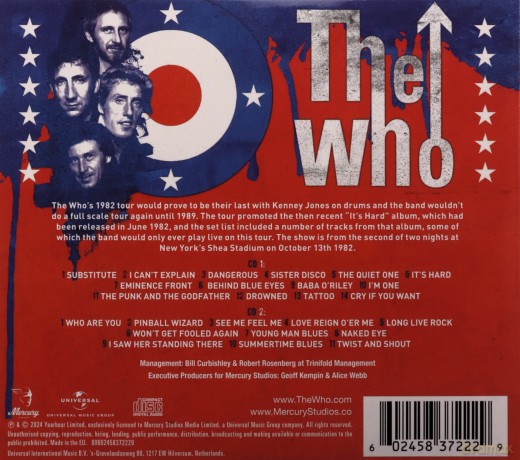 Who: Live At Shea Stadium 1982 [2CD]