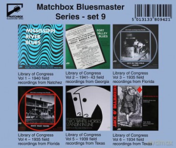 Matchbox Bluesmaster Series Vol. 9: Jack ODiamonds - Library Of Congress Field Recordings 1934-1943 [6CD]