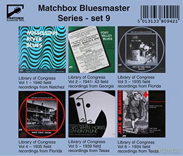 Matchbox Bluesmaster Series Vol. 9: Jack ODiamonds - Library Of Congress Field Recordings 1934-1943 [6CD]