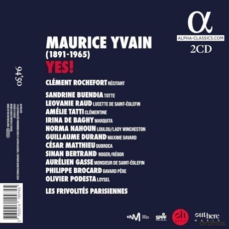 Les Frivolites Parisiennes: Maurice Yvain: Yes! [2CD]