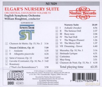 Edward Elgar: Orchestral Favourites Vol. 6 - William Boughton [CD]
