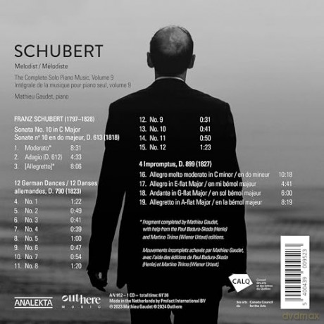 Mathieu Gaudet: Schubert: Melodist [CD]
