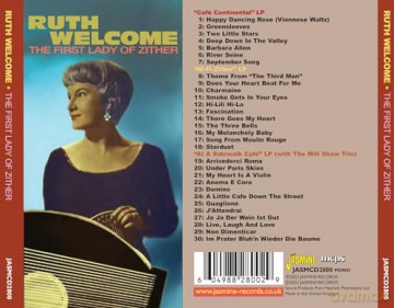 Ruth Welcome: The First Lady Of Zither [CD]