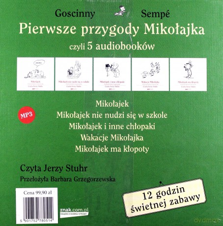 Pakiet Pierwsze Przygody Mikołajka - René Goscinny, Jean-Jacques Sempé [KSIĄŻKA]