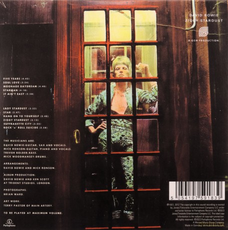 David Bowie: The Rise And Fall Of Ziggy Stardust [CD]