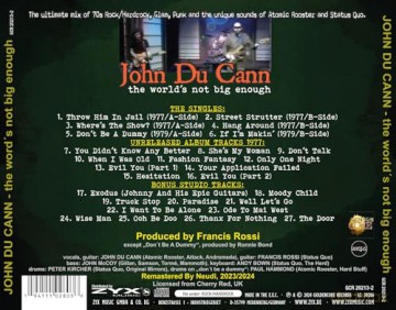John Du Cann: The Worlds Not Big Enough [CD]