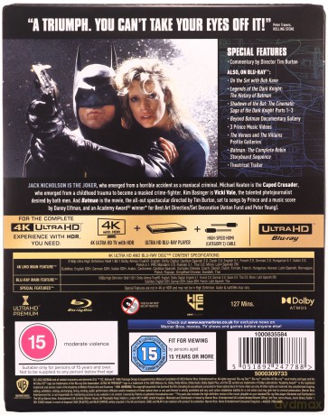 Batman (Limited) (steelbook) [Blu-Ray 4K]+[Blu-Ray]