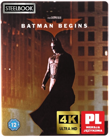 Batman - Początek (Limited) (steelbook) [Blu-Ray 4K]+[Blu-Ray]
