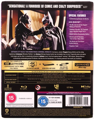 Powrót Batmana (Limited) (steelbook) [Blu-Ray 4K]+[Blu-Ray]