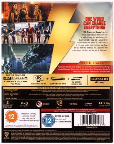 Shazam Fury Of The Gods (Shazam! Gniew bogów) (Limited) (steelbook) [Blu-Ray 4K]+[Blu-Ray]